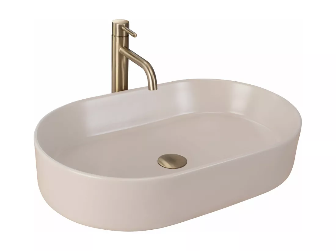 Vasque À Poser Rea Nadia 60 Beige