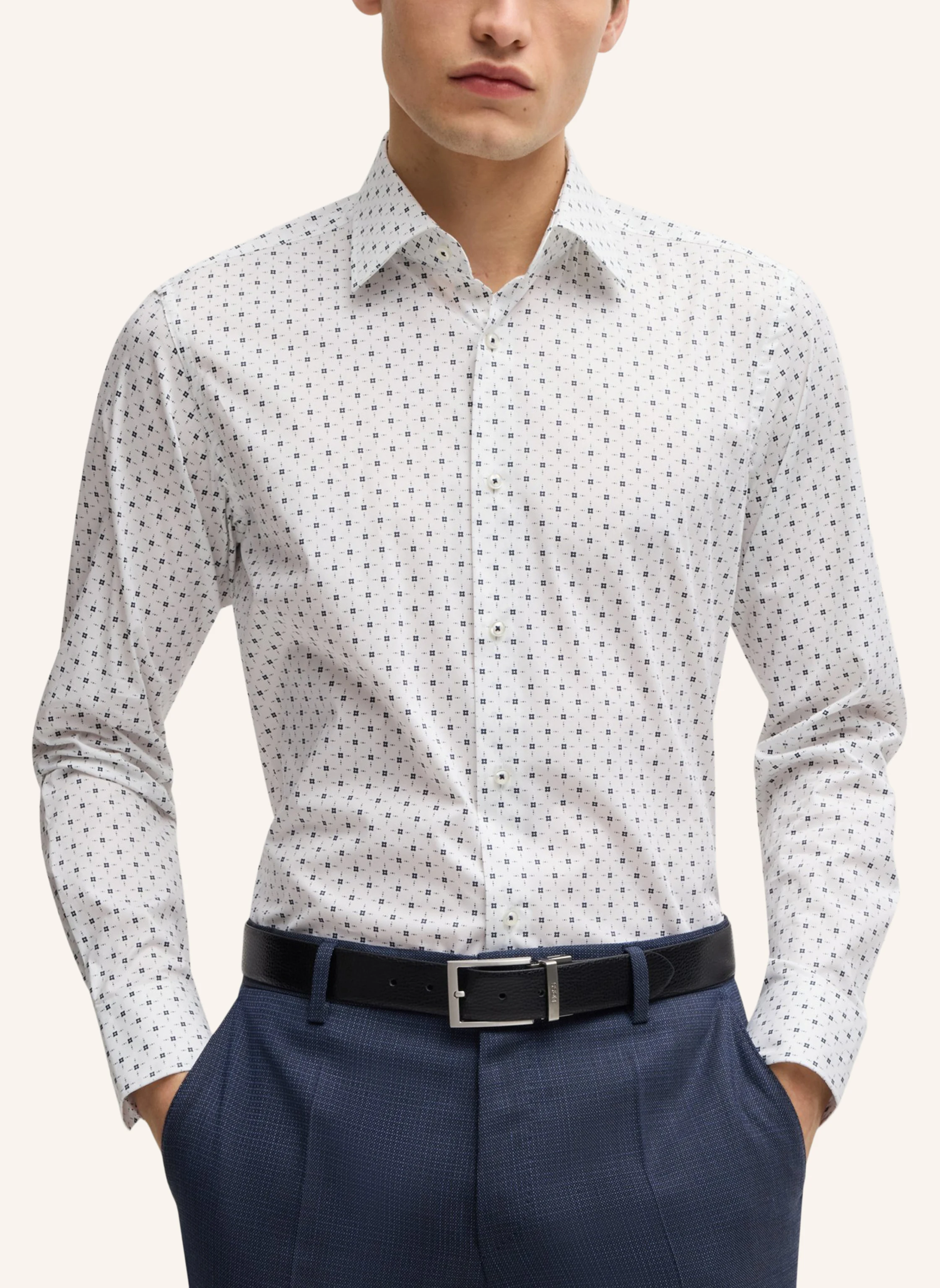 BOSS Business Hemd H-JOE-KENT-C1-214 Regular Fit