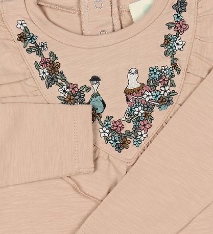 En Fant Pullover - Rosa m. Kragen