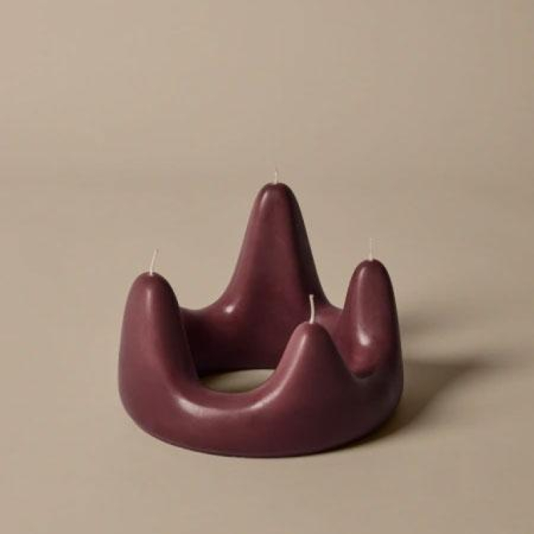 Ferm Living Stala kandelaar ring Dark Grape
