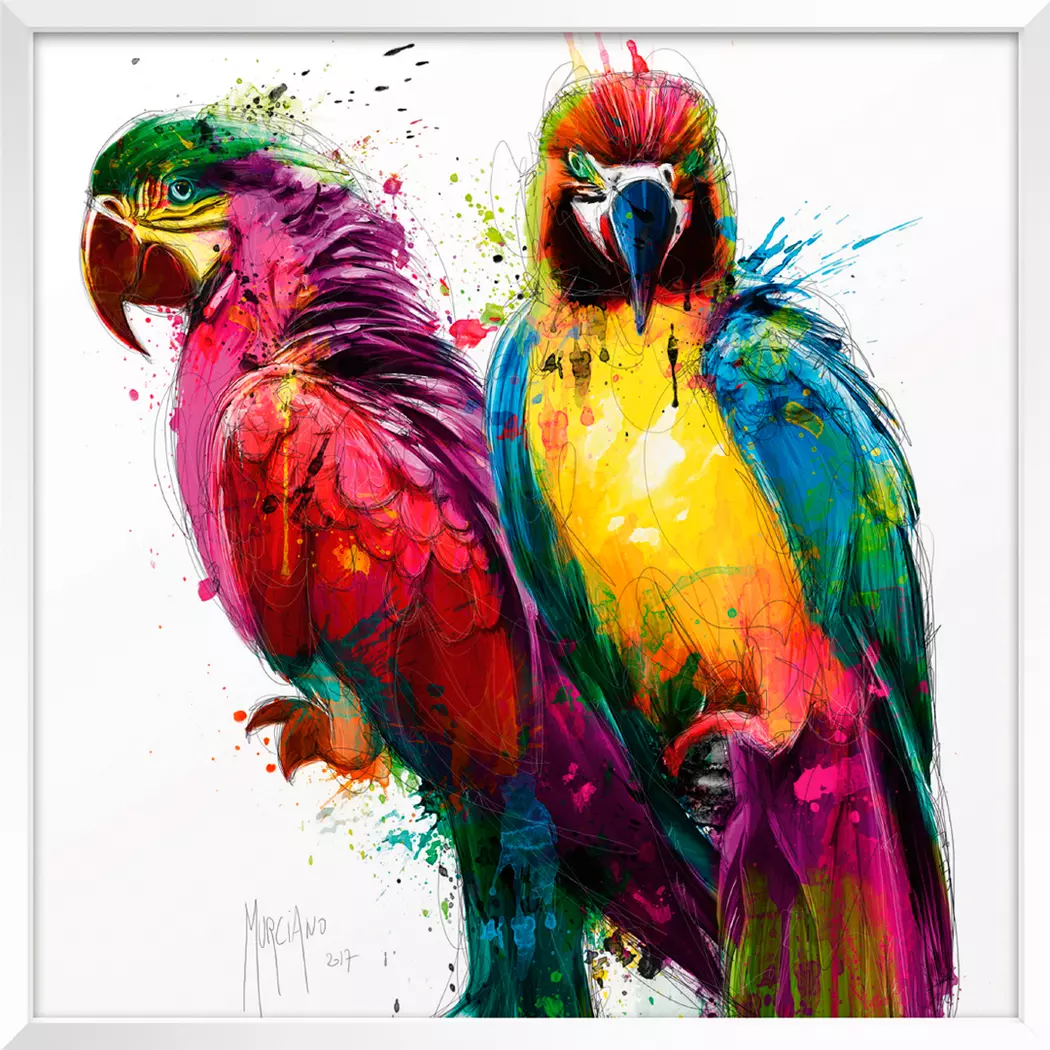 Wandbild 31 x 31 cm Tropical Colors II