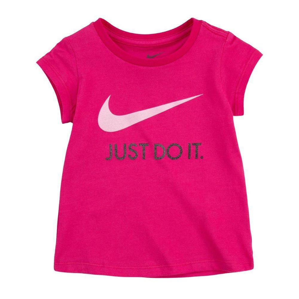 Nike T-shirt Rose Fille Nike Nkg Swoosh