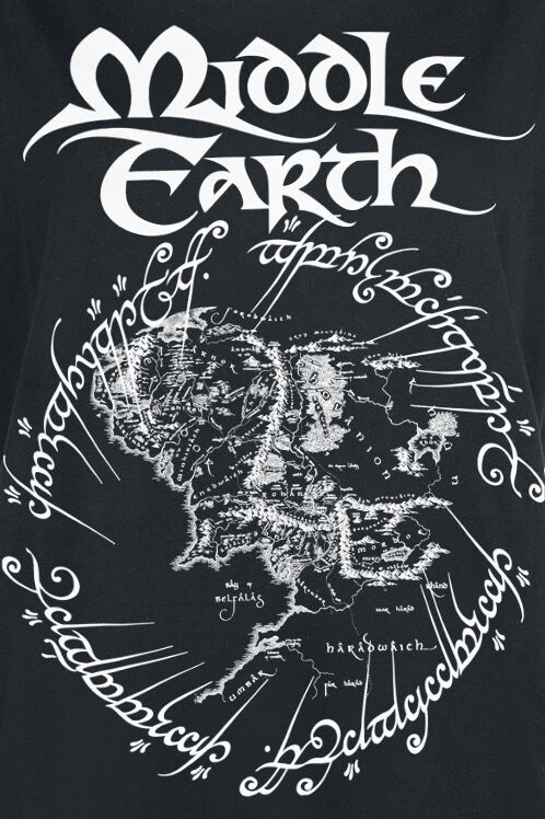 Middle Earth | Le Seigneur Des Anneaux T-Shirt Manches courtes