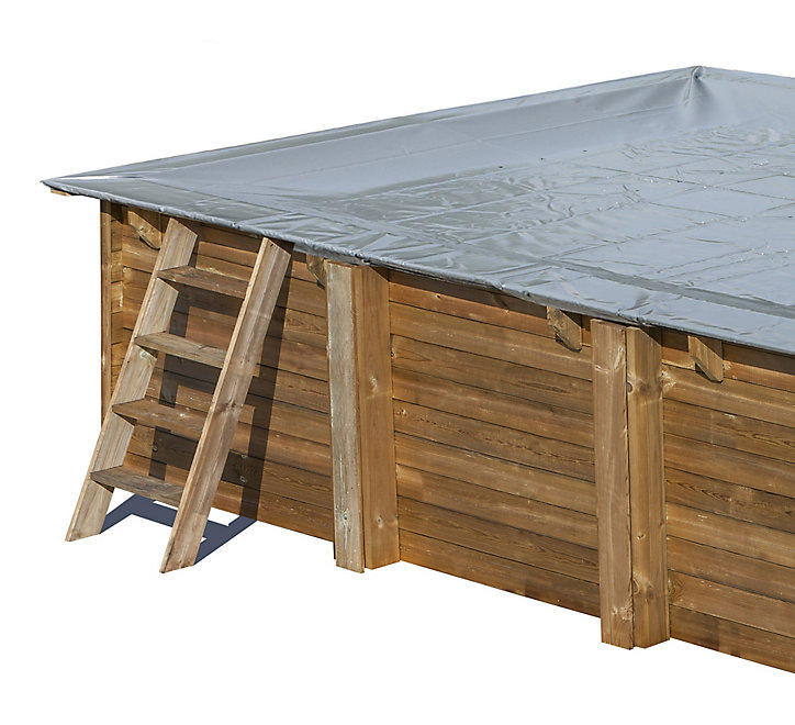 Bâche d'hivernage Sunbay pour piscine Marbella 4,72 x 2,77 m