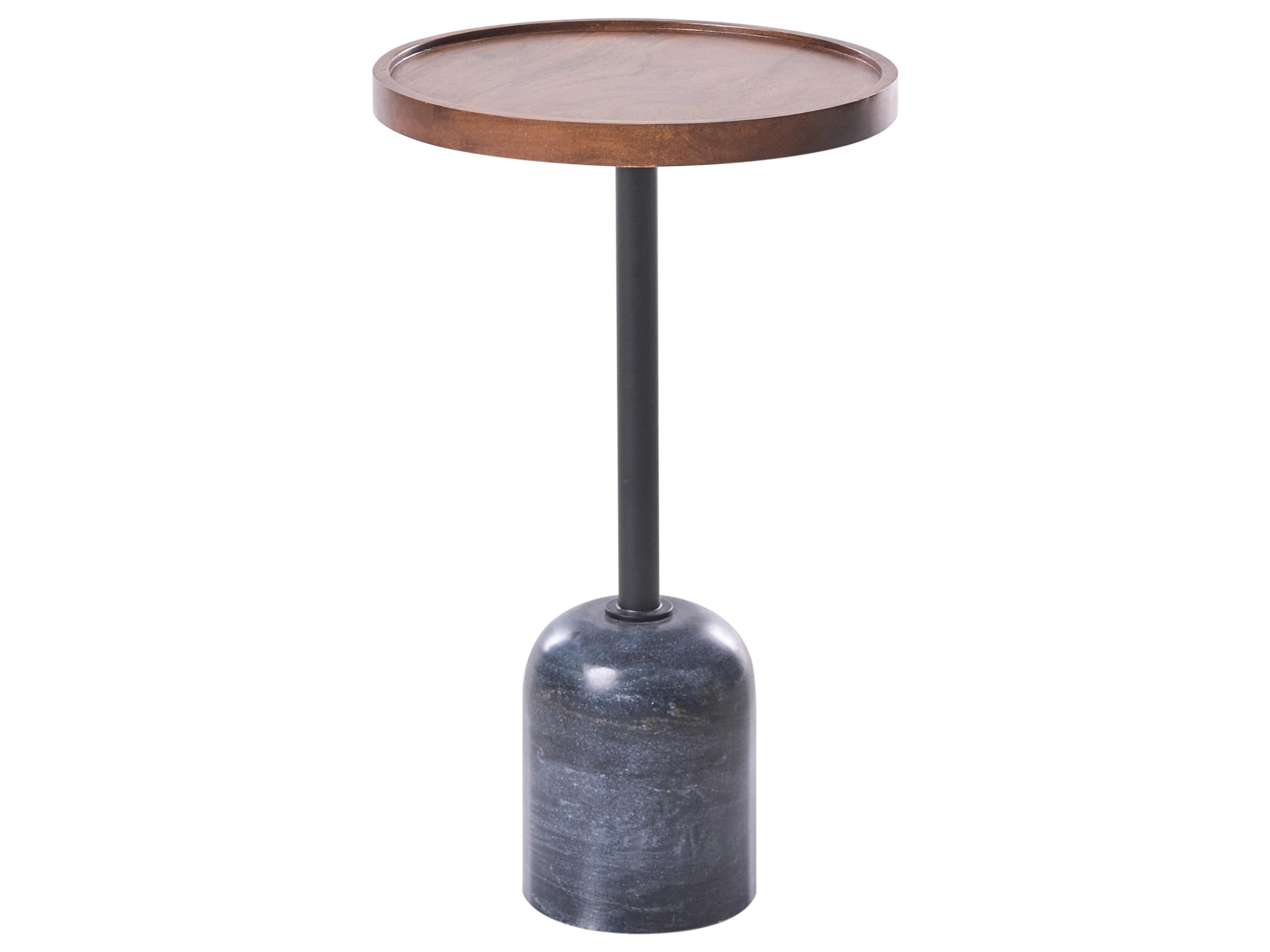 Bijzettafel RAINY Metaal Zwart