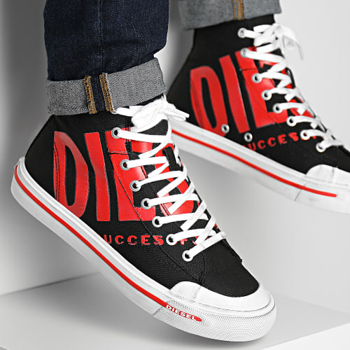 Baskets Athos Mid X Y03233 Black Red