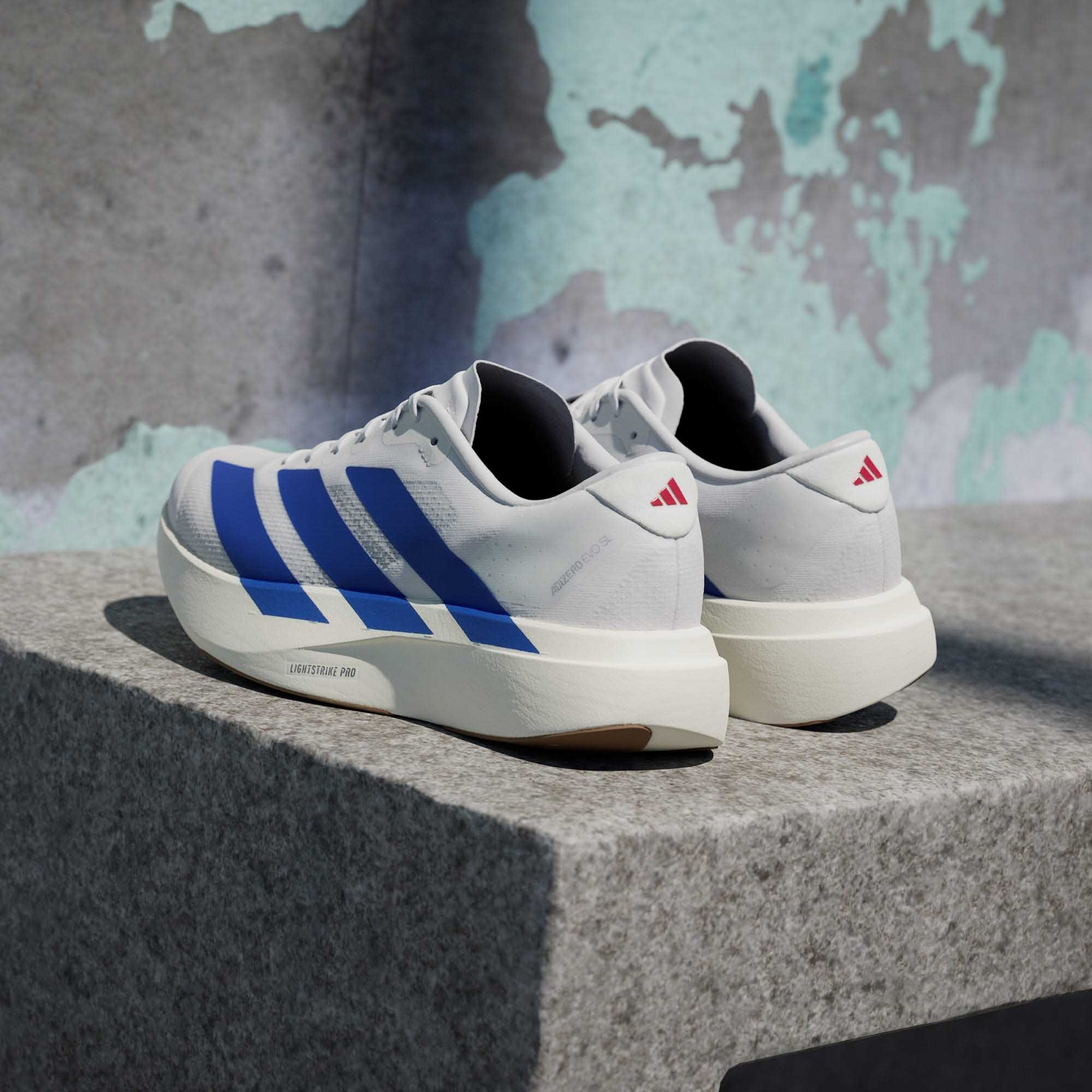 Adizero Evo SL Herre Cloud White/Royal Blue/Pure Ruby