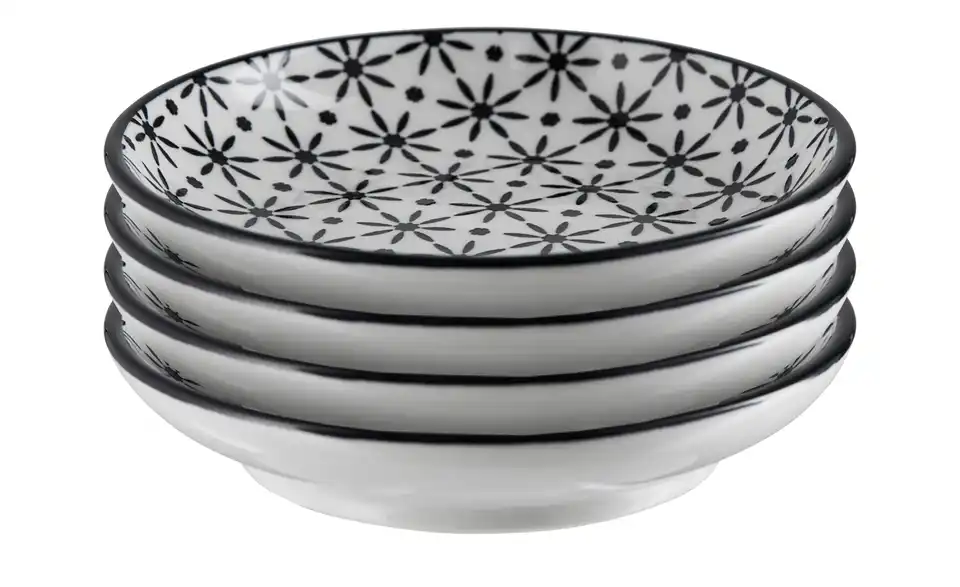 Schale flach, 4-teiliges Set Juna For Friends