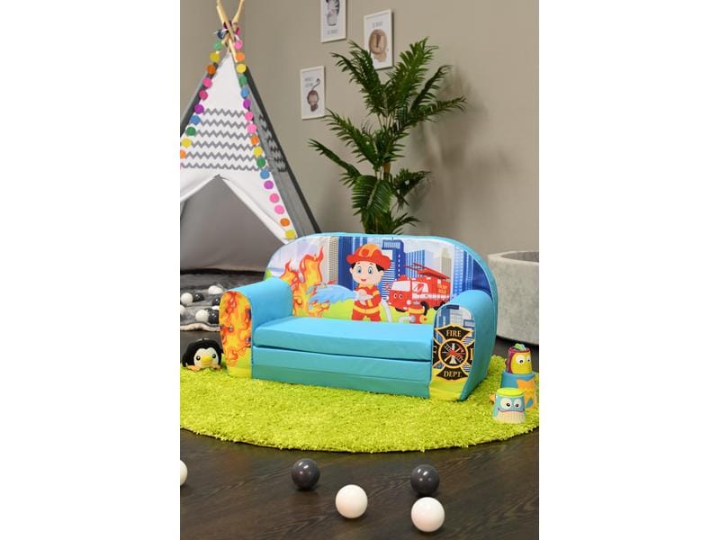 Knorrtoys Kindersofa Feuerwehr Klappsofa
