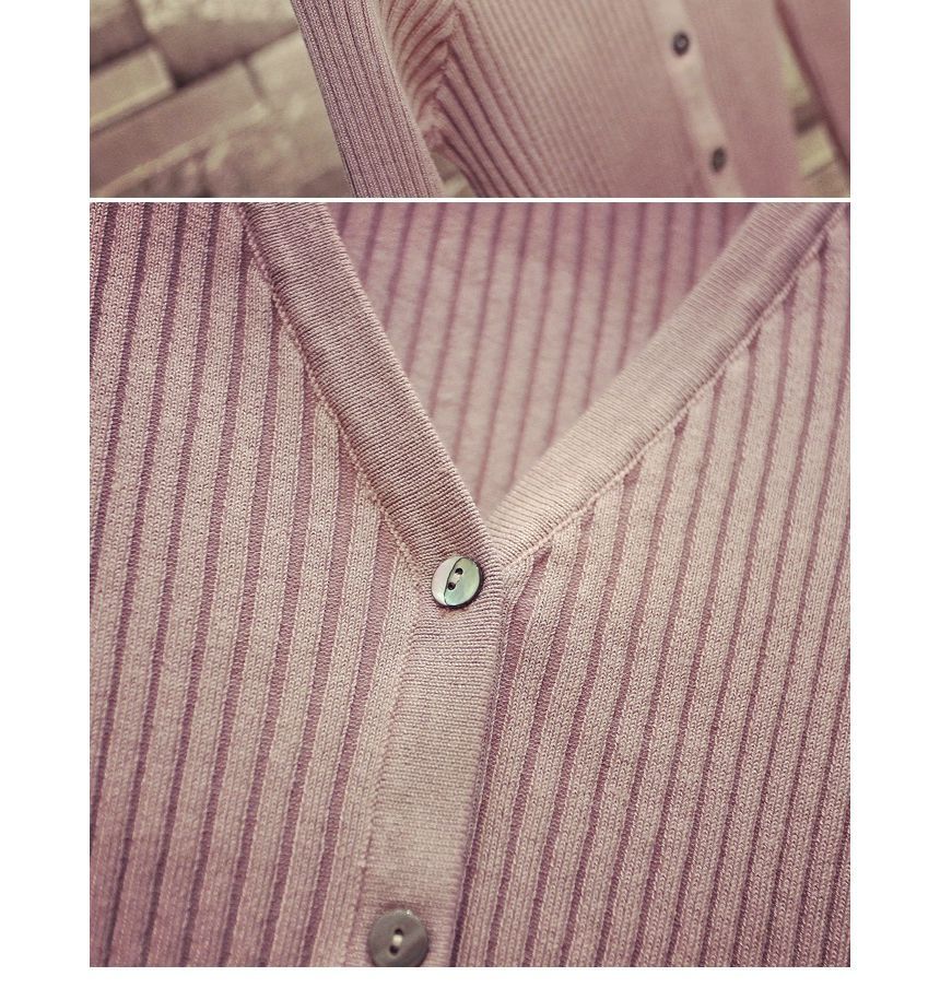 Yupina - Cropped geribbeld vest
