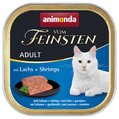 animonda Vom Feinsten Adult mit Lachs & Shrimps 32x100g