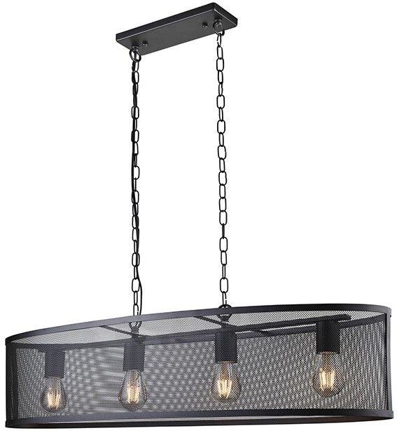Hanglamp 2484-4BK Fishnet