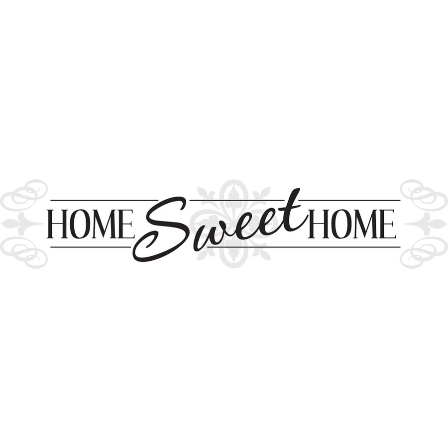 Room Mates Home Sweet Home Quote Mehrfarbig