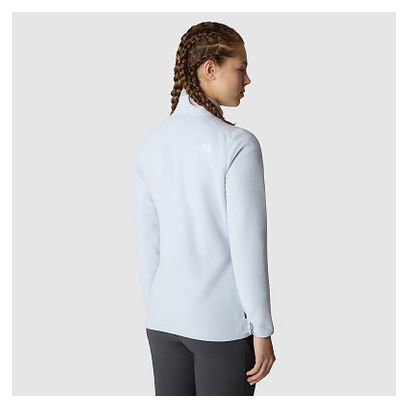 Veste Polaire Femme The North Face 100 Glacier Full Zip Bleu Clair