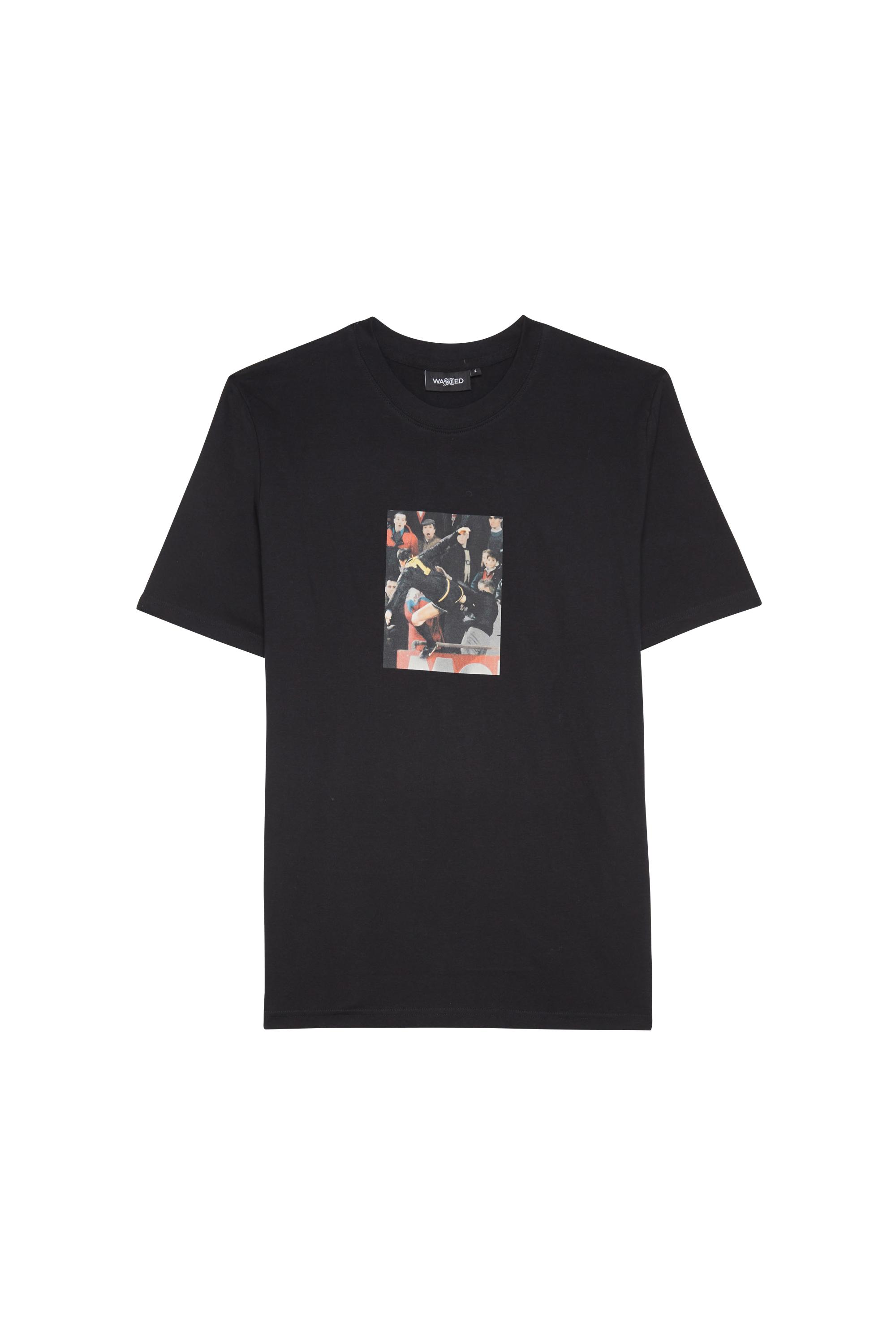 WASTED T-shirt T-SHIRT KICK Noir