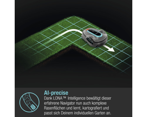 GARDENA smart SILENO life 750 m² robotmaaierset met LONA-functie - Compatibel met SMART HOME van hornbach
