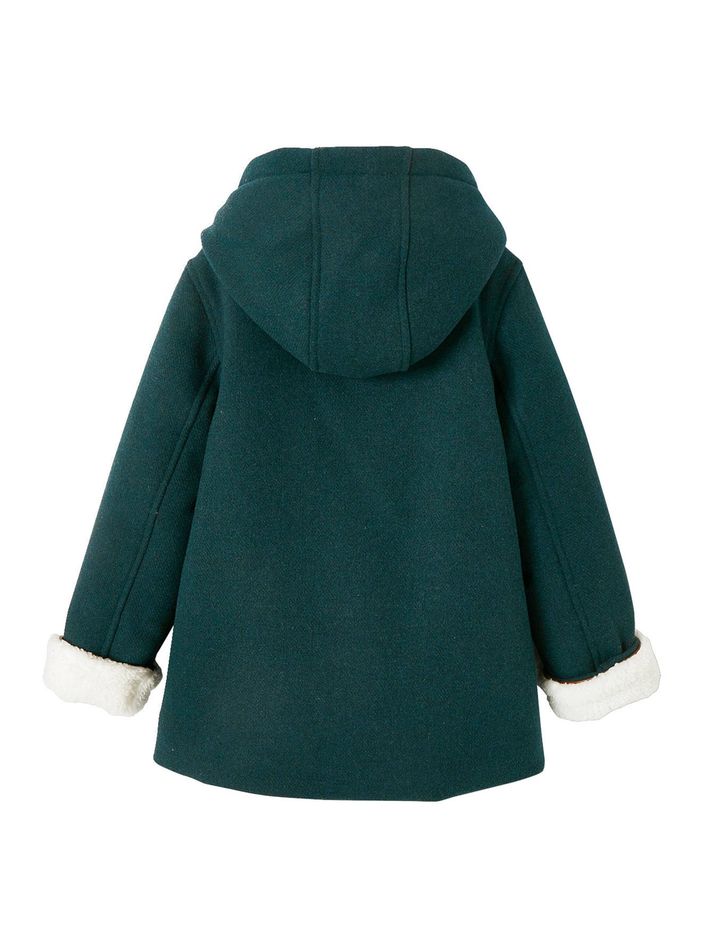 Vertbaudet Mädchen Wintermantel mit Recycling-Polyester dunkelgrün