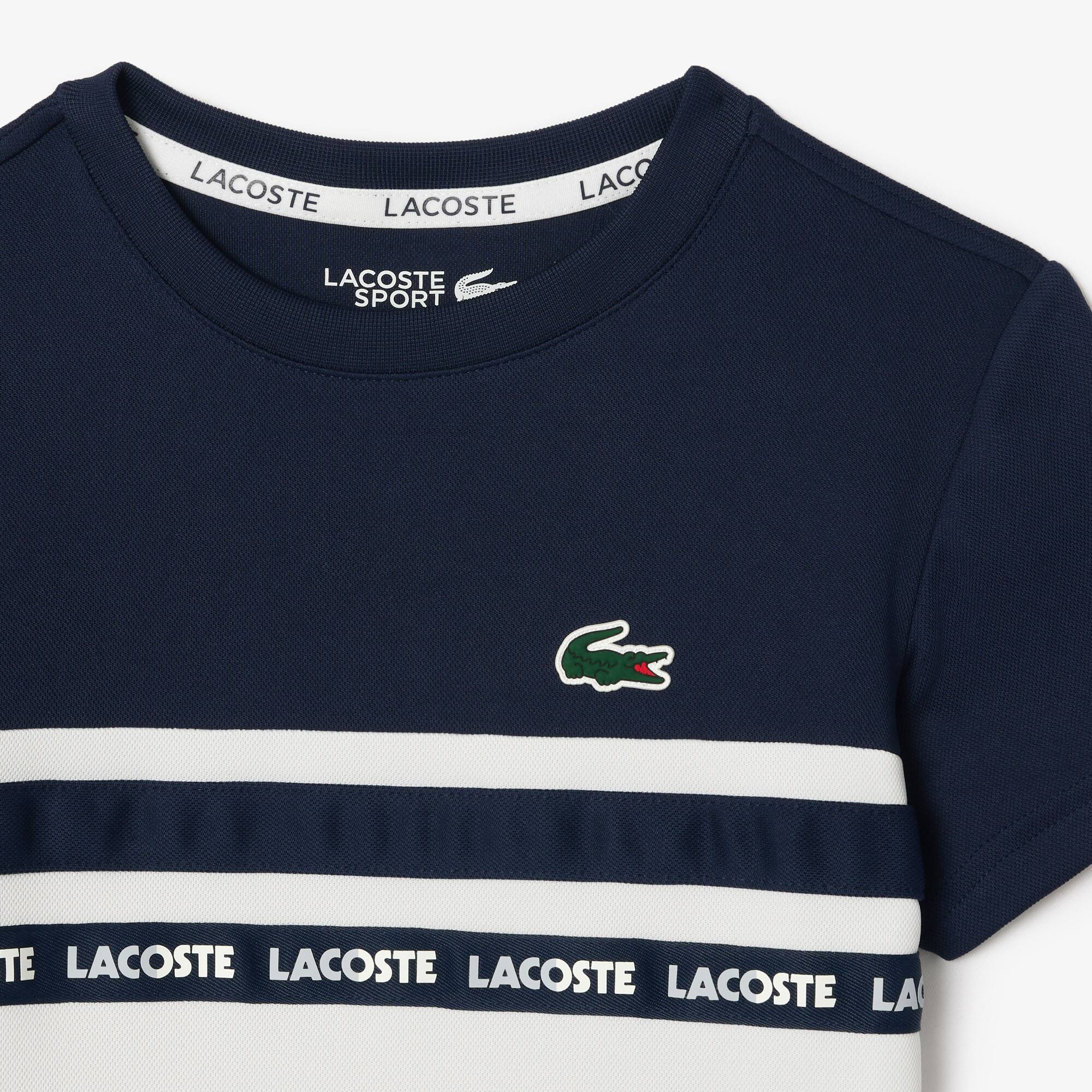 Ultra-Dry Piqué Tennis T-Shirt T-Shirts & Hemden - Weiss - Lacoste - Jungen