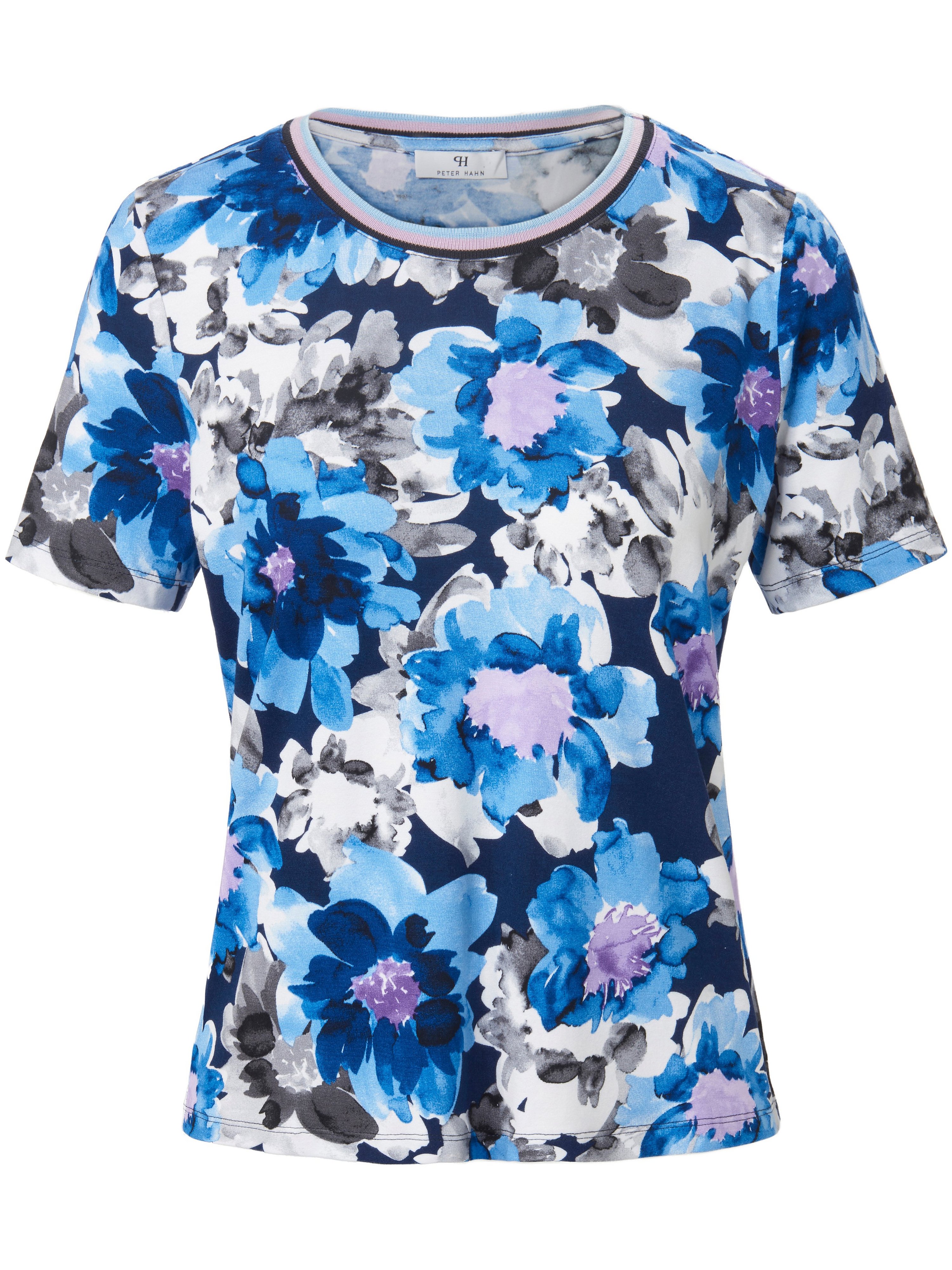 Rundhals-Shirt mit 1/2-Arm