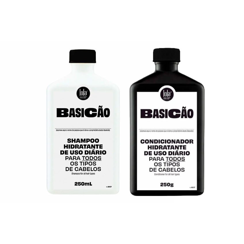 Lola Cosmetics - Kit Shampoo + Condicionador Basicâo