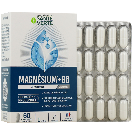 Santé Verte Magnésium + B6 - Fatigue, Fonction Musculaire