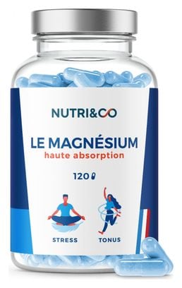 MAGNÉSIUM   VIT B6 - TONUS ET RÉCUPÉRATION MUSCULAIRE - 120 GÉLULES