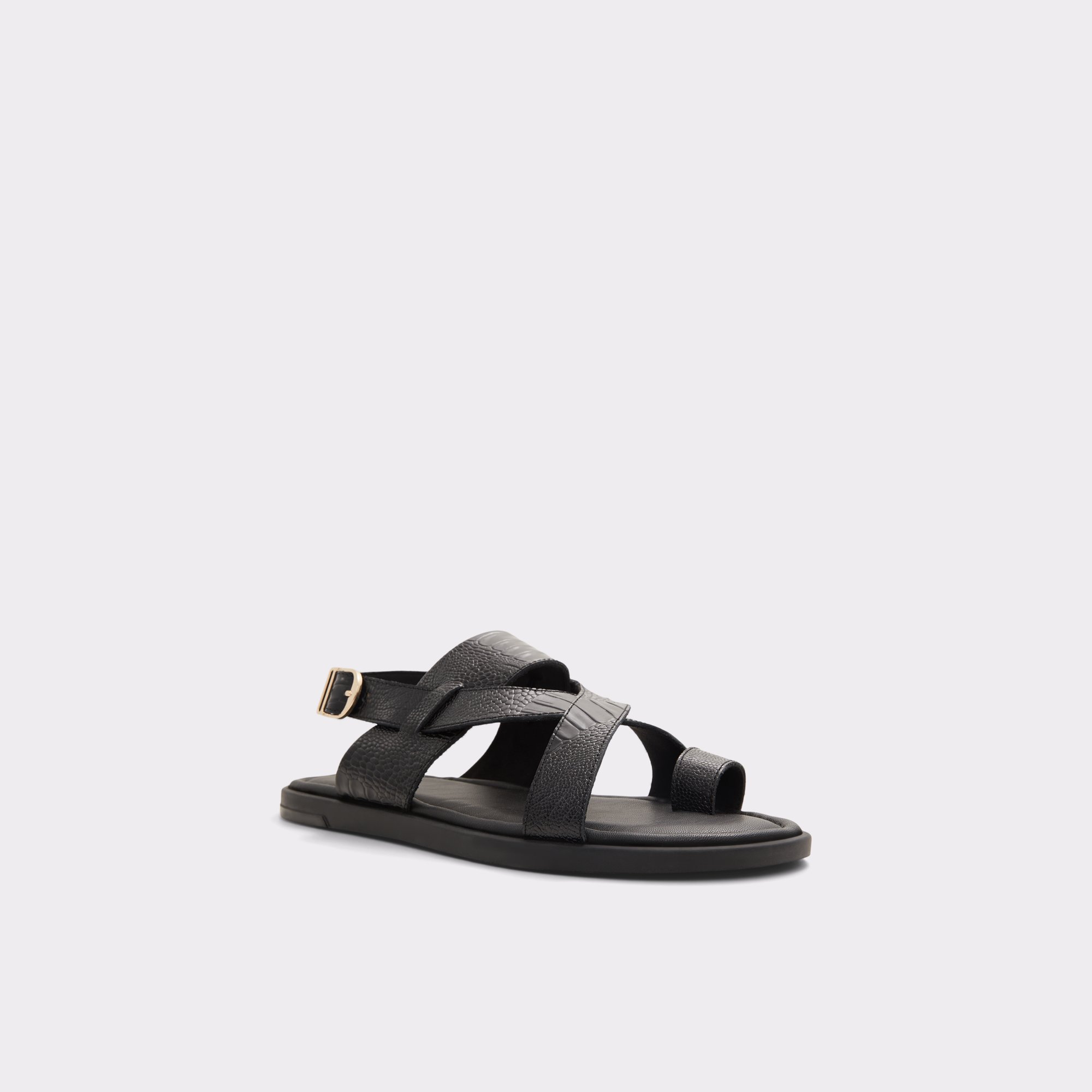 Zaino Black Men Sandals & Slides