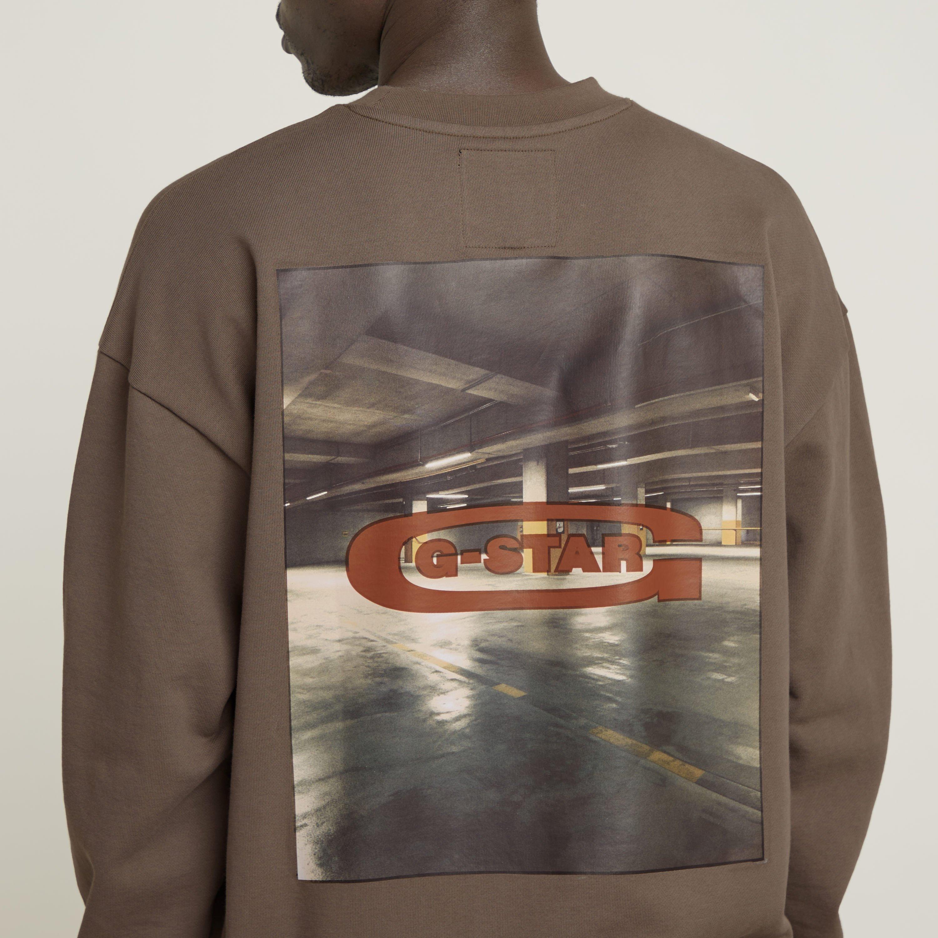 G Star Graphic Print Crewneck Jumper