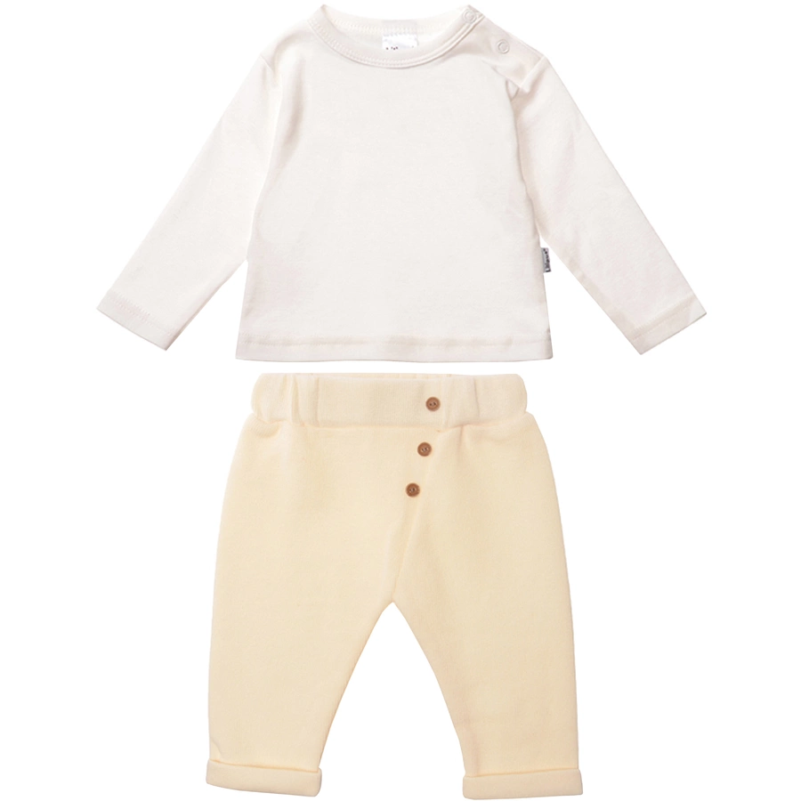 Liliput 2-teiliges Ausstattungsset Set aus Langarmshirt und Hose ecru