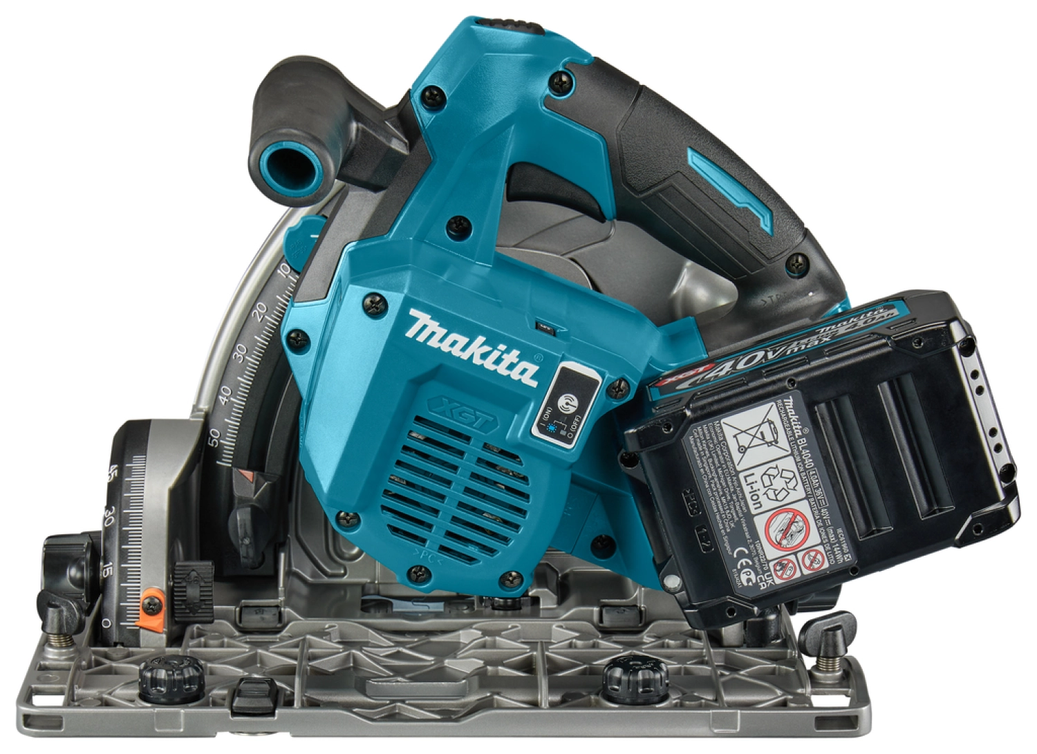 Makita SP001GM101 XGT 40V Max Li-Ion accu Invalcirkelzaag (4,0Ah accu) in Mbox - 165 mm
