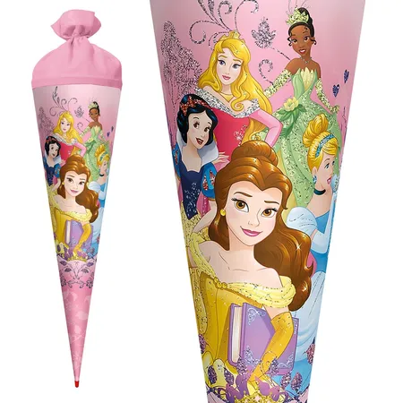 Roth Schultüte Disney Princess mit Glitzer, 70 cm, rund