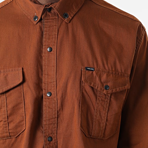Chemise Manches Longues W-323 Marron