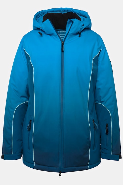 Performance-Jacke, Farbverlauf, wasserdicht, Schneefang