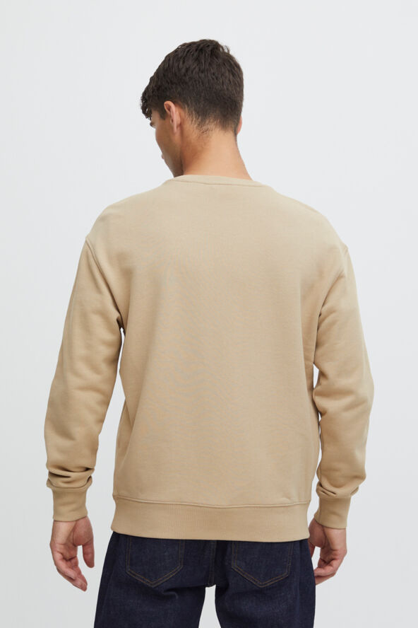 Casual Friday CFSAGE sweatshirt with large chest Silver mink