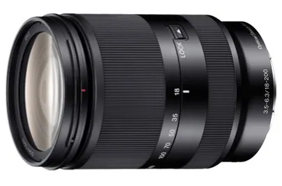 Sony SEL18200LE - Zoomobjektiv - 18 mm - 200 mm - f/3.5-5.6 OSS - Sony E-mount - for Cinema Line; a VLOGCAM; a1; a1 II; a6700; a7 IV; a7C; a7C II; a7CR; a7R V; a7s III; a9 III