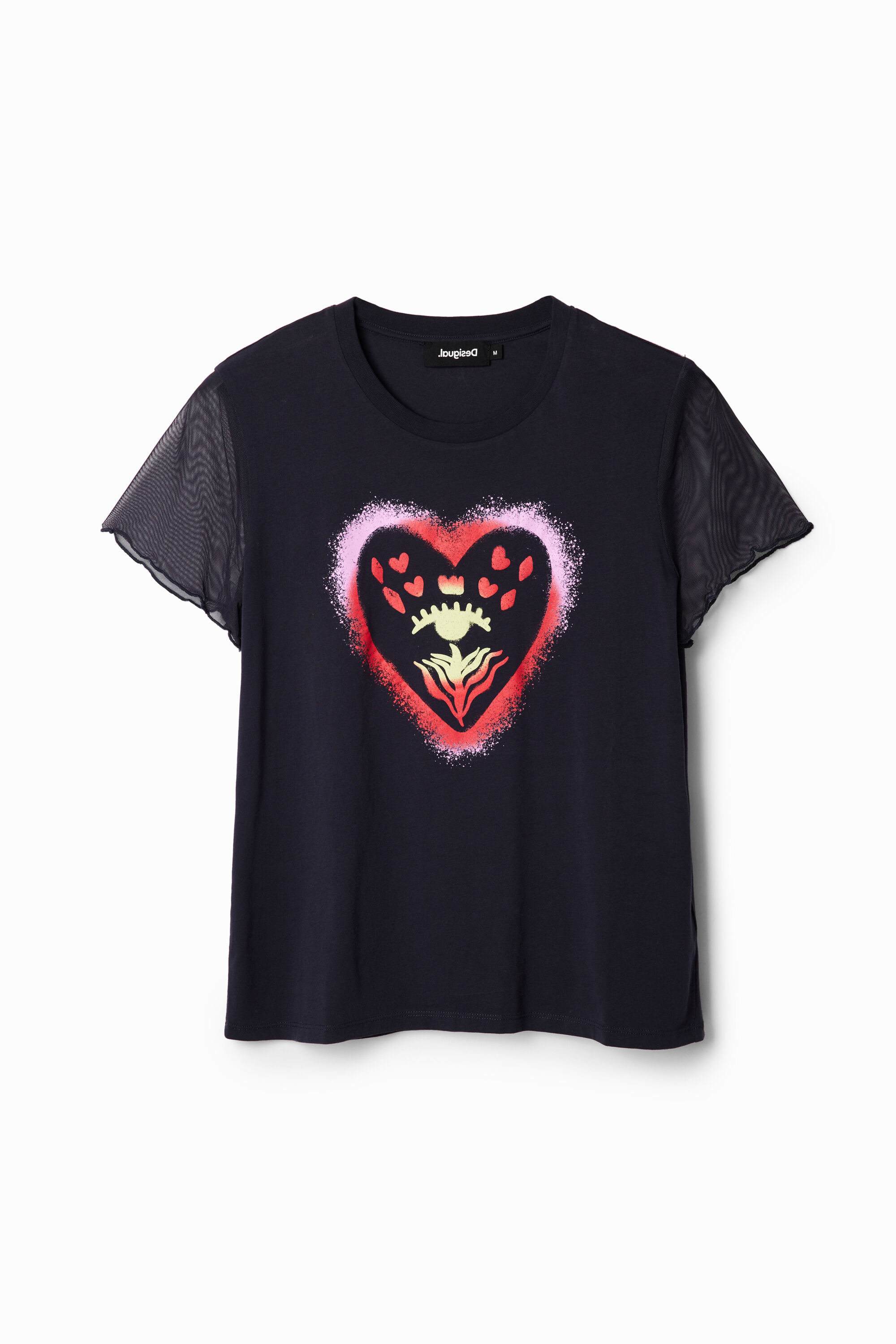 T-shirt cœur arty