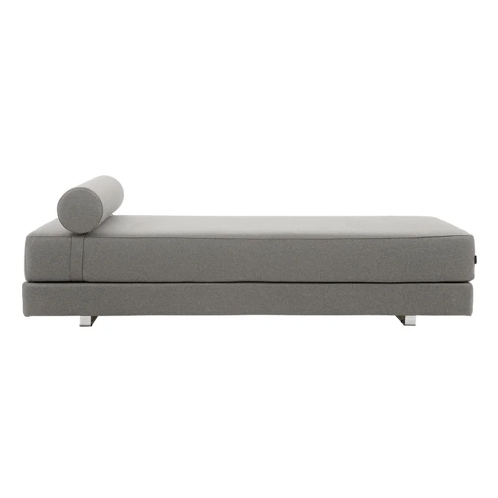 Softline - Lubi Schlafsofa mit Kaltschaummatratze, Hallingdal grau (65 130), inkl. Nackenrolle