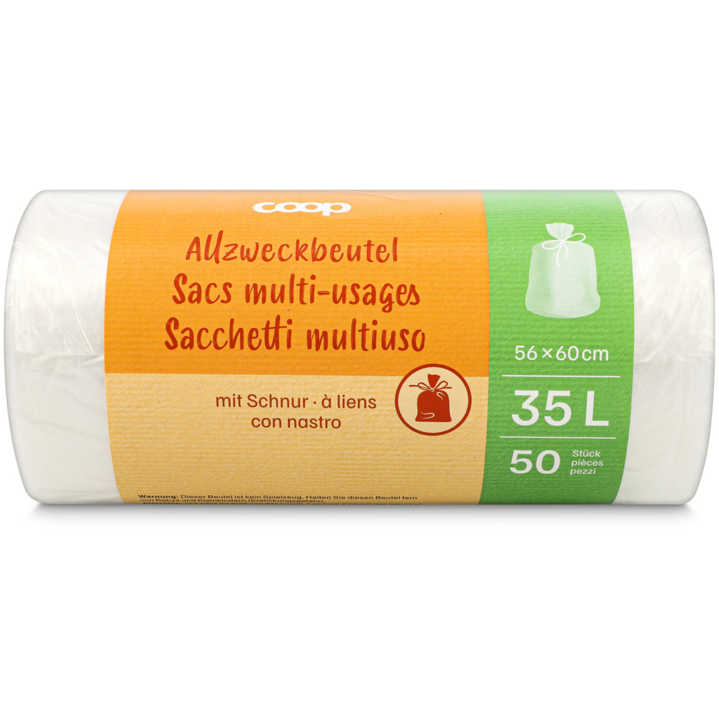 Allzweckbeutel mit Schnur 35L 50 Stück