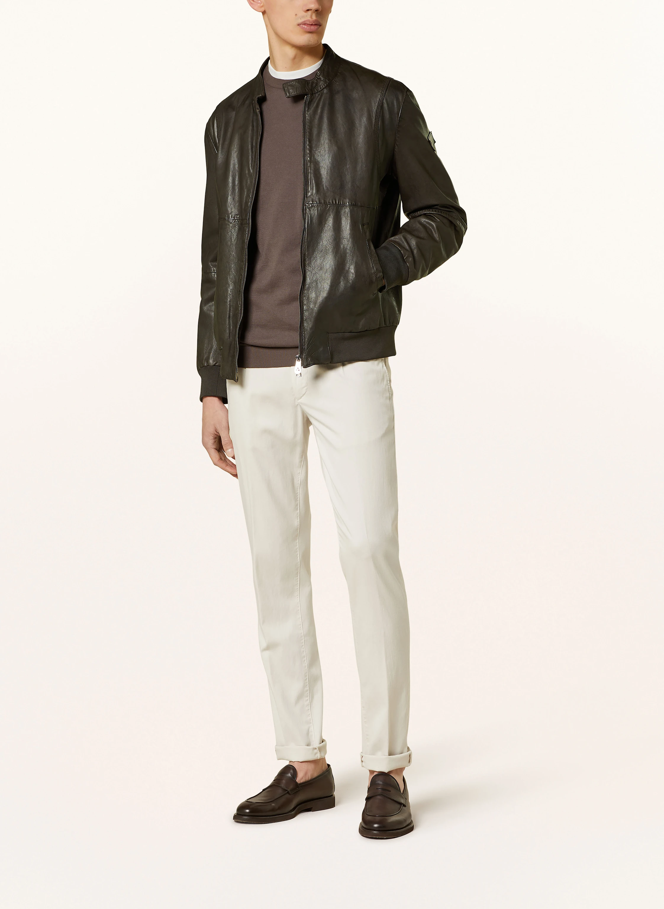 PEUTEREY Lederblouson TUREIA