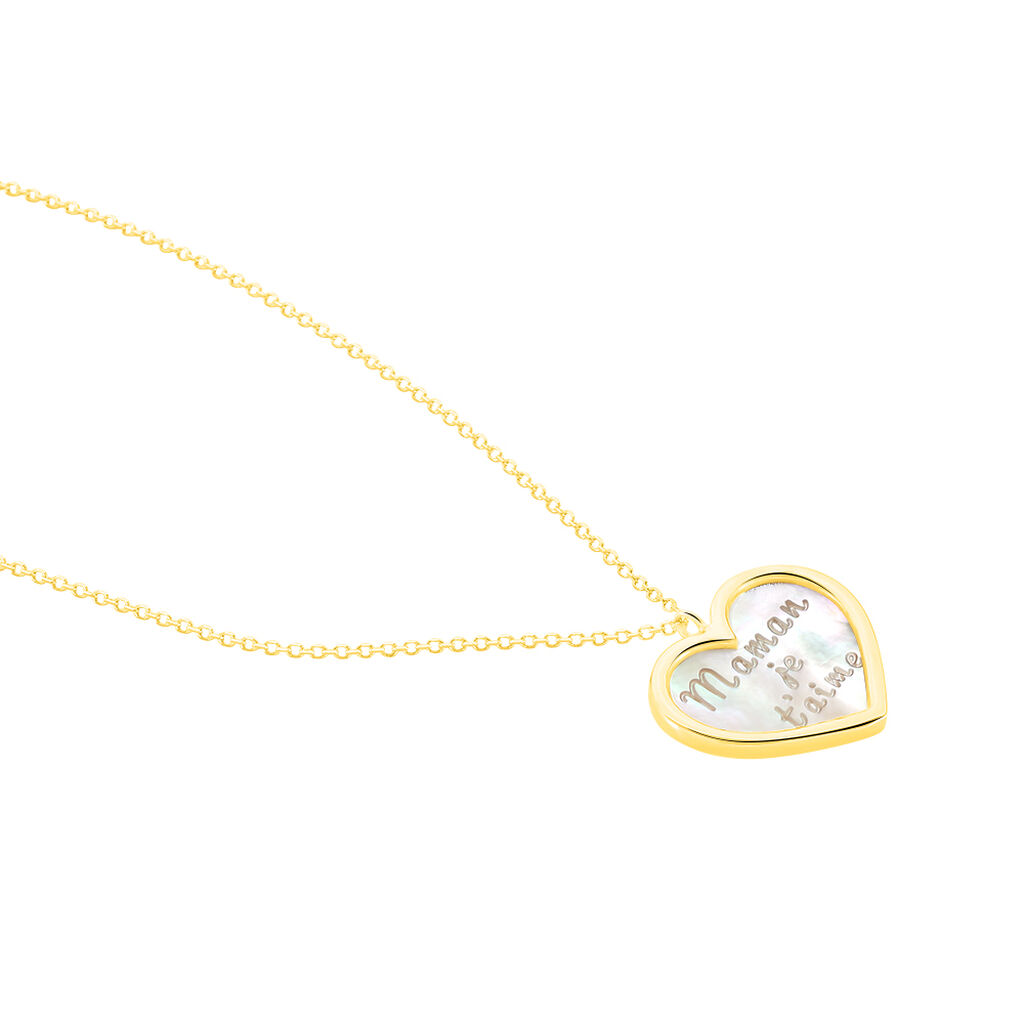 Collier Josine Or Jaune Nacre