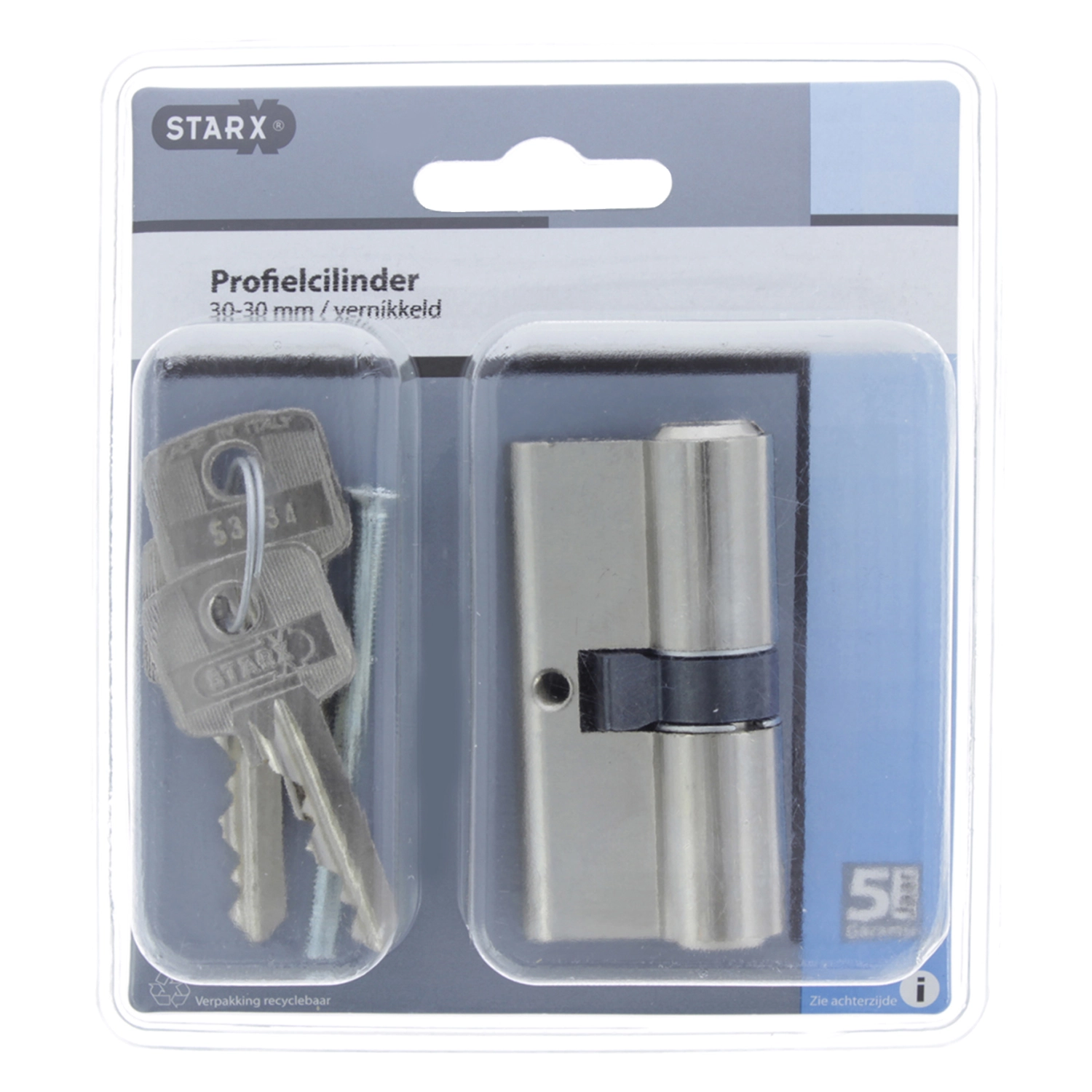 Starx 87.602.21 Profielcilinder - 61mm