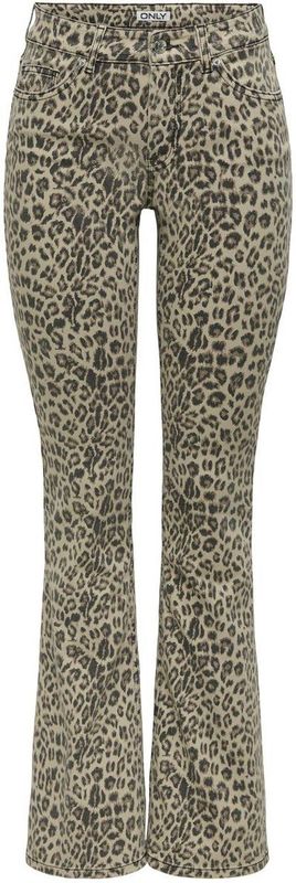 ONLY - ONLBLUSH MID FLARED LEO DNM DOT CS - Dames - Jeans
