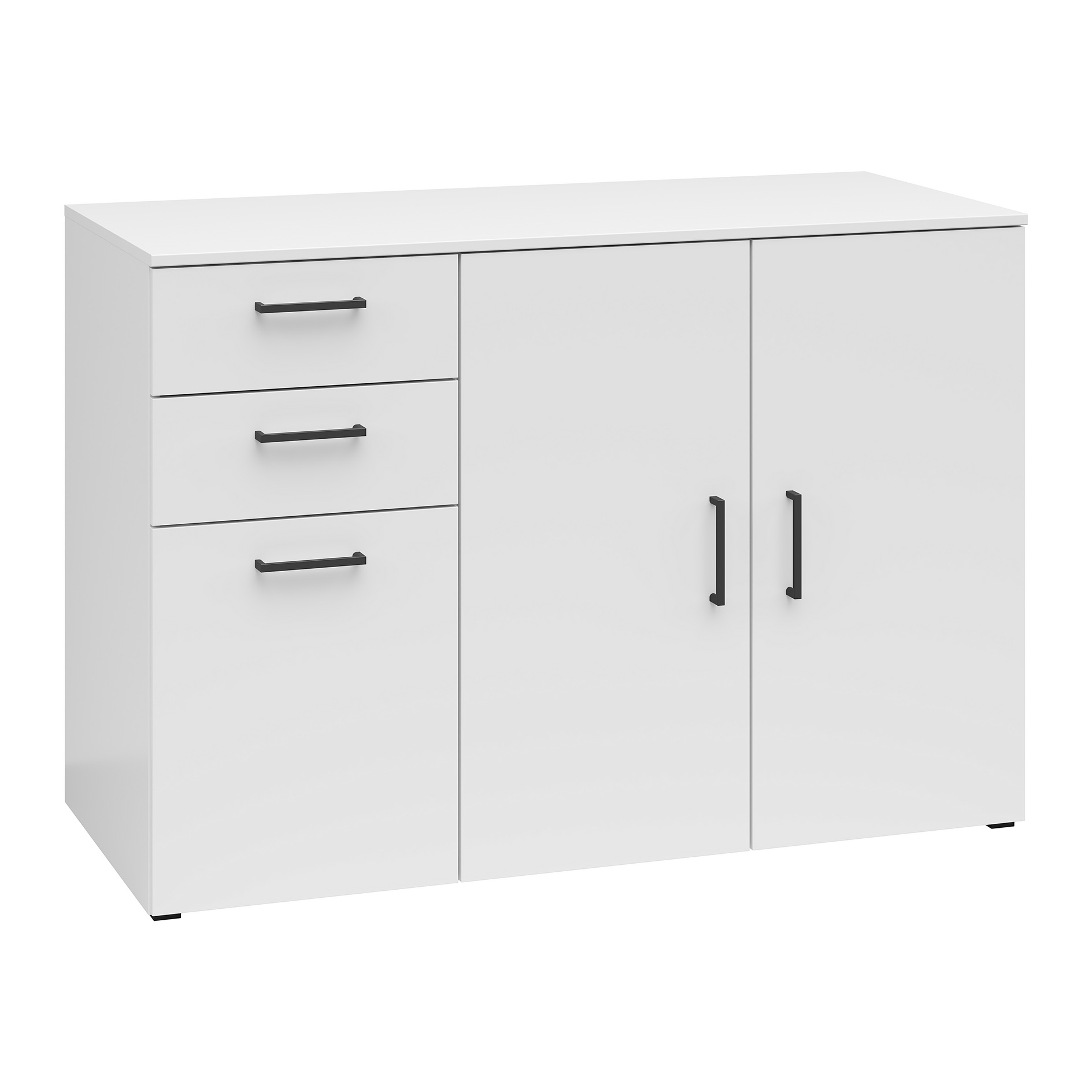 Sideboard - weiß - 120 cm breit - XL-Tiefe