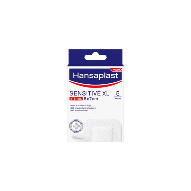 Hansaplast Sensitive XL pleister 5 stuks