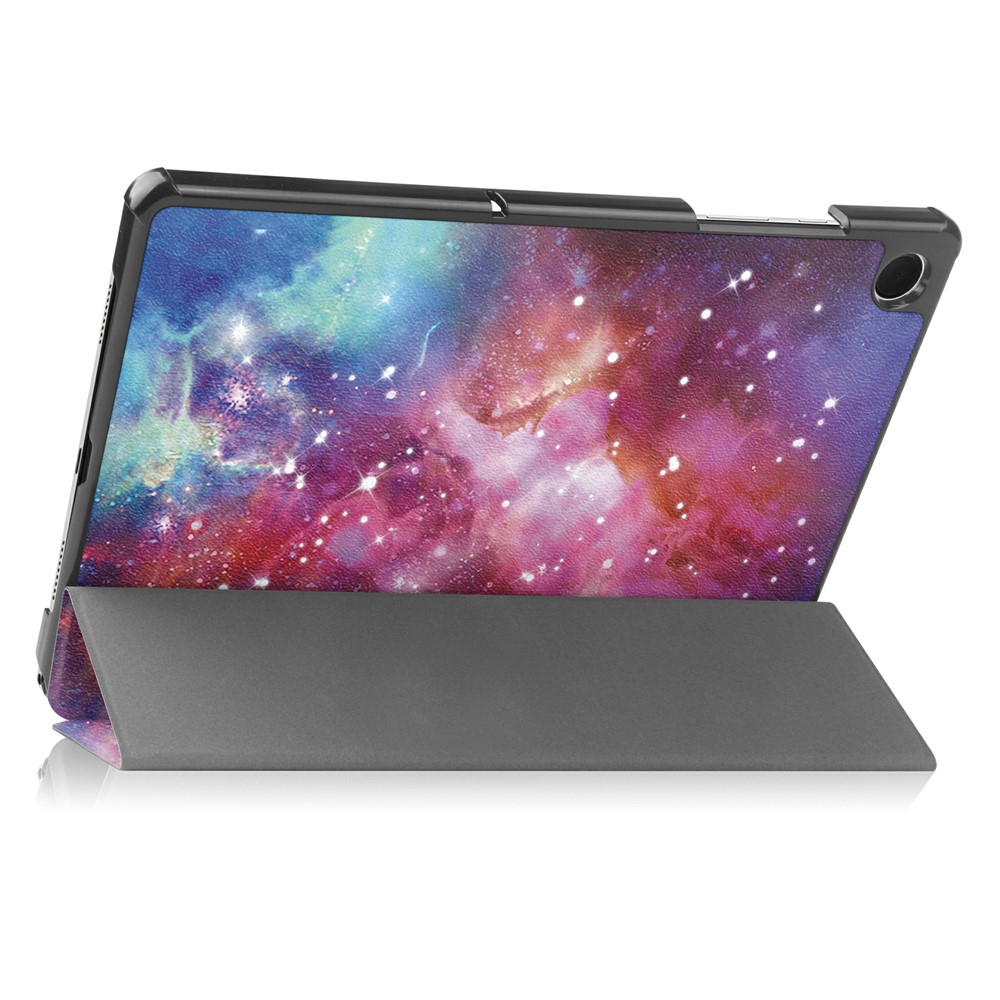 Samsung Galaxy Tab A11  Plus / A9  Plus Leder Tasche Smart Cover Schutzhülle - Galaxie