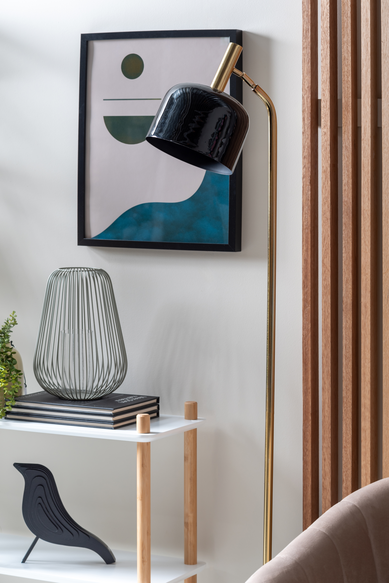 Floor lamp Smart enamel black