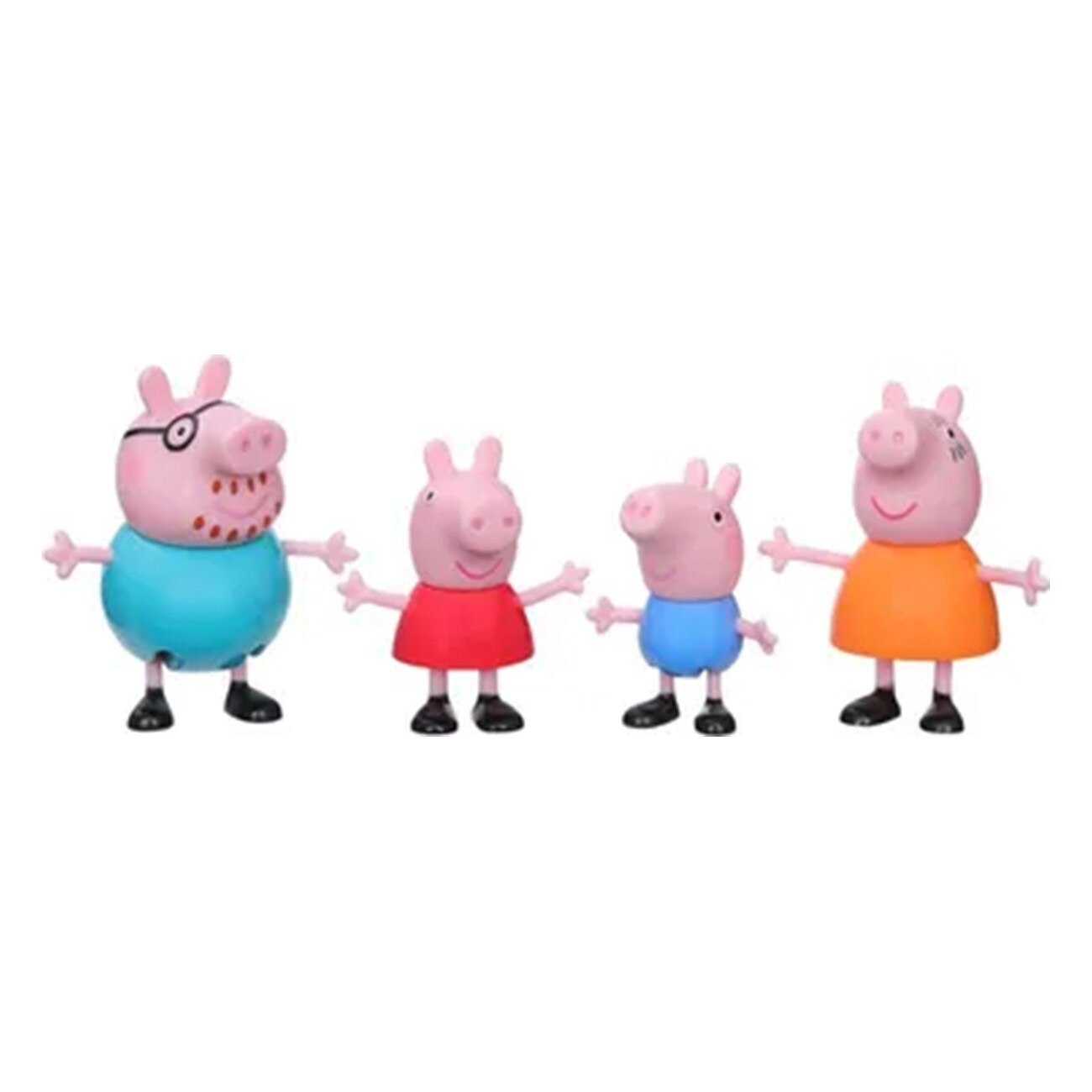 Hasbro Peppa Pig Peppa’s Adventures 4er-Pack Mehrfarbig Spielfigur