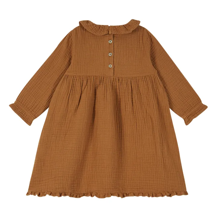 Emile et Ida Robe Gaze de Coton | Camel