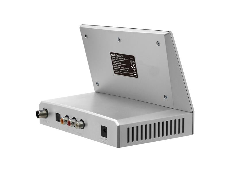 Noxon Radio-Tuner A120 Silber Adapter für UKW/DAB/DAB /UKW mit Internet-Radio