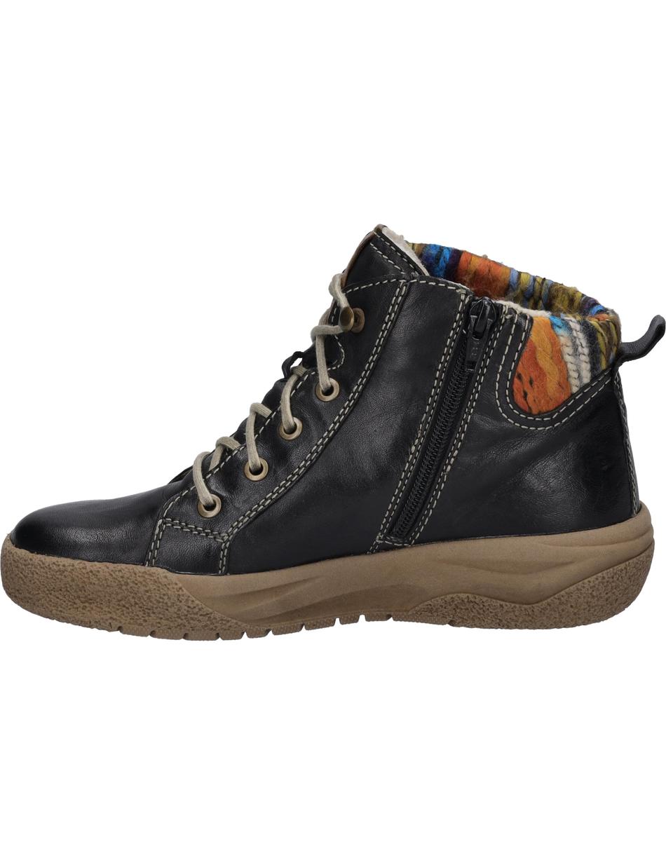Stiefelette Alina 52, schwarz-kombi